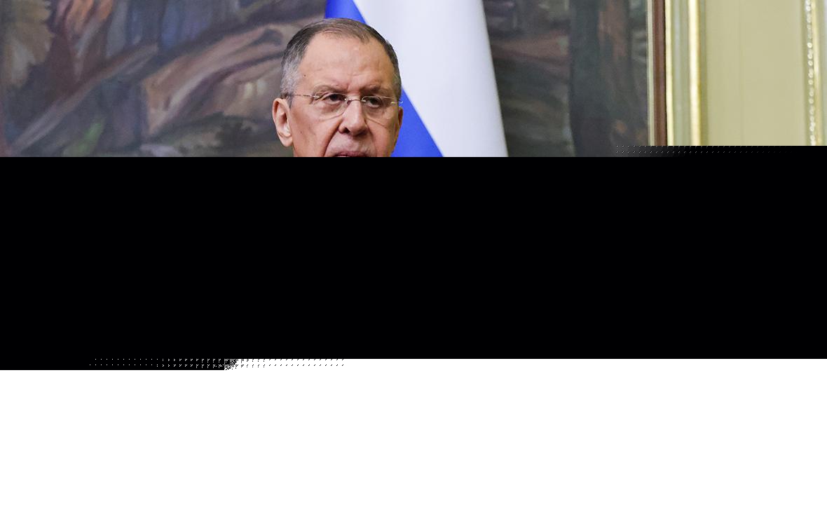 Лавров о словах Путина: переговоры зависят от действий на фронте